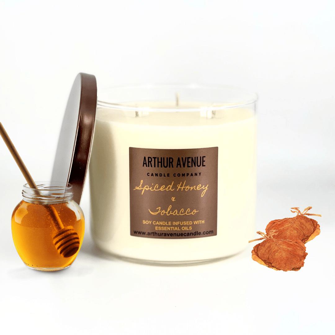 spiced tobacco candle Spiced Honey & Tobacco 3-Wick Candle spiced tobacco candle Spiced Honey & Tobacco 3-Wick Candle