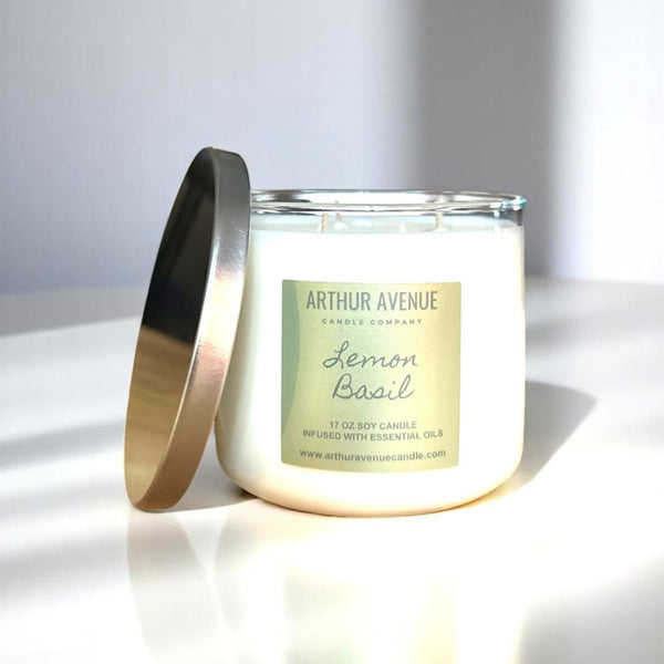 Lemon Basil 3-Wick Candle