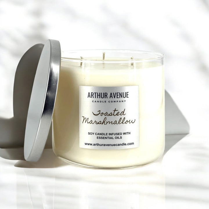 marshmallow smoke candle
